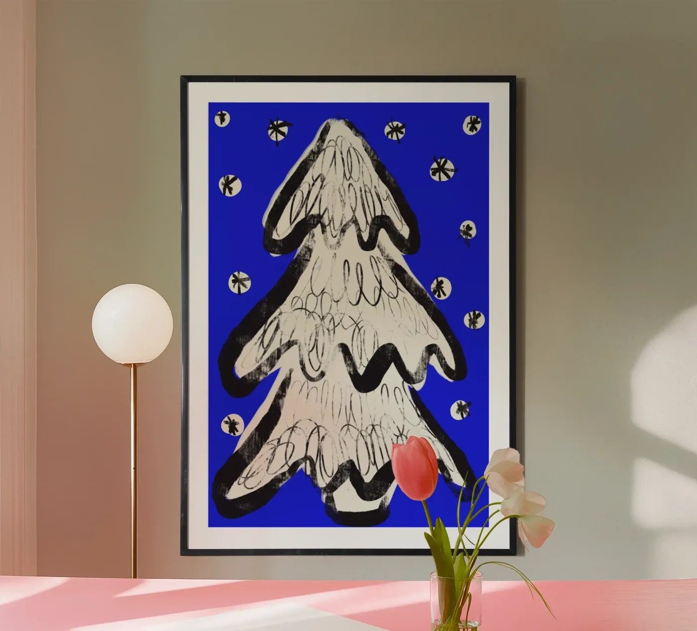 Christmas Tree (Blue) poster da treechild