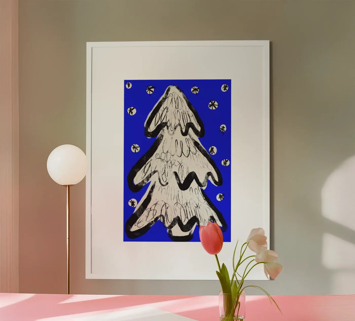 Christmas Tree (Blue) poster da treechild