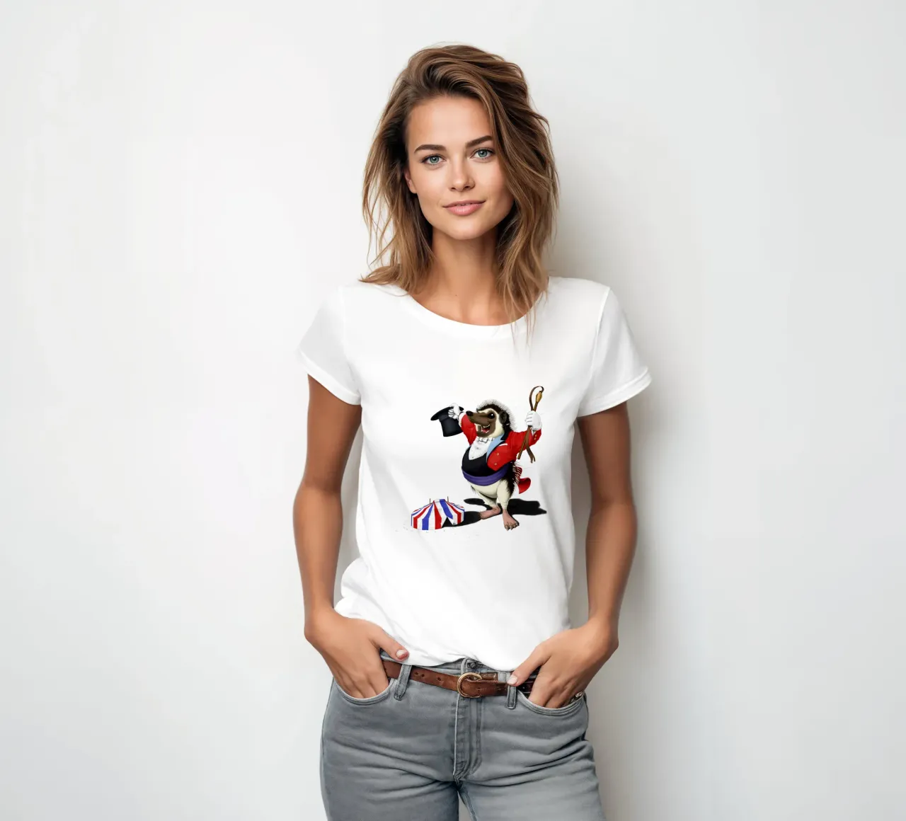 Itching to Perform (Coloured) t-shirt da donna da Rob Art | Illustration