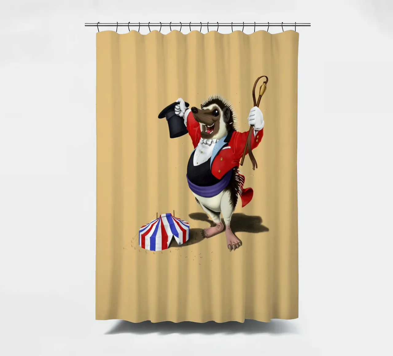Itching to Perform (Coloured) tenda da doccia da Rob Art | Illustration