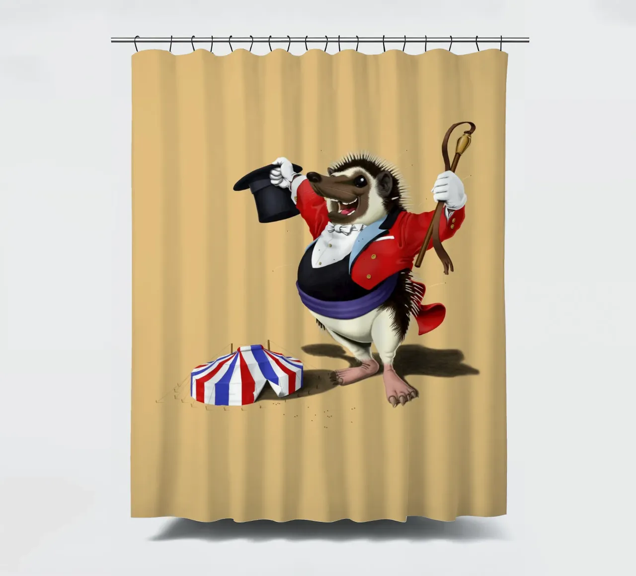 Itching to Perform (Coloured) tenda da doccia da Rob Art | Illustration