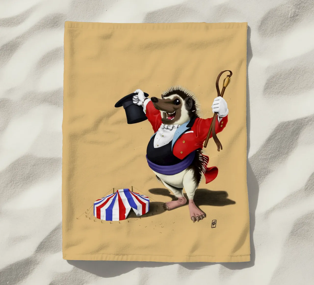 Itching to Perform (Coloured) telo mare da Rob Art | Illustration