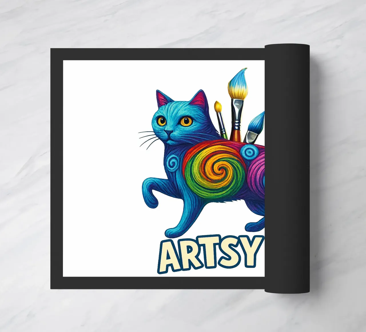 ARTSY CAT zerbino da Vintage Van Gogh