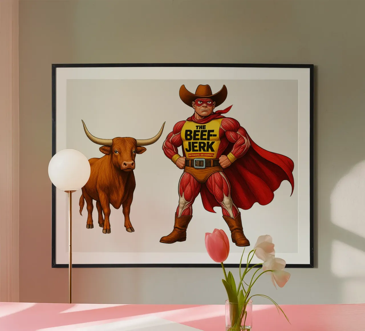 THE BEEF JERK poster da Vintage Van Gogh