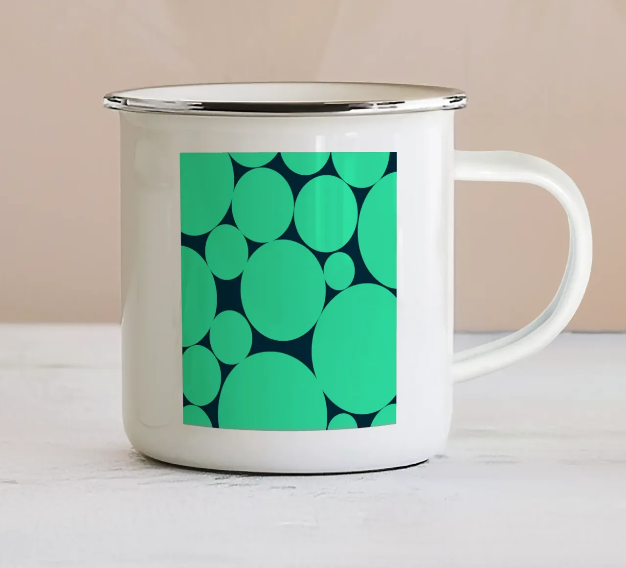Modello di superficie 02 tazza in smalto da Little Dean