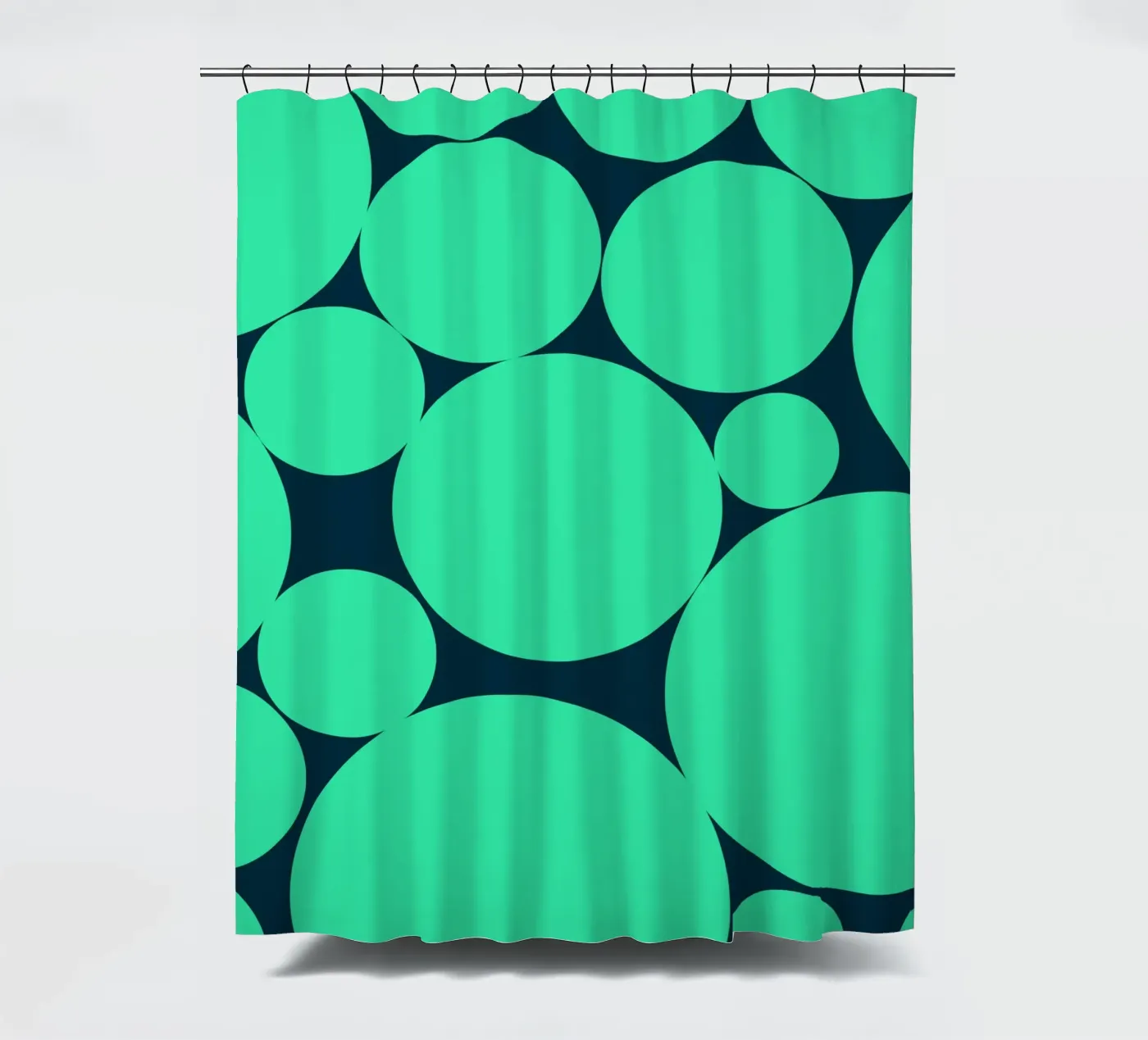 Oppervlaktepatroon 02 douchegordijn van Little Dean