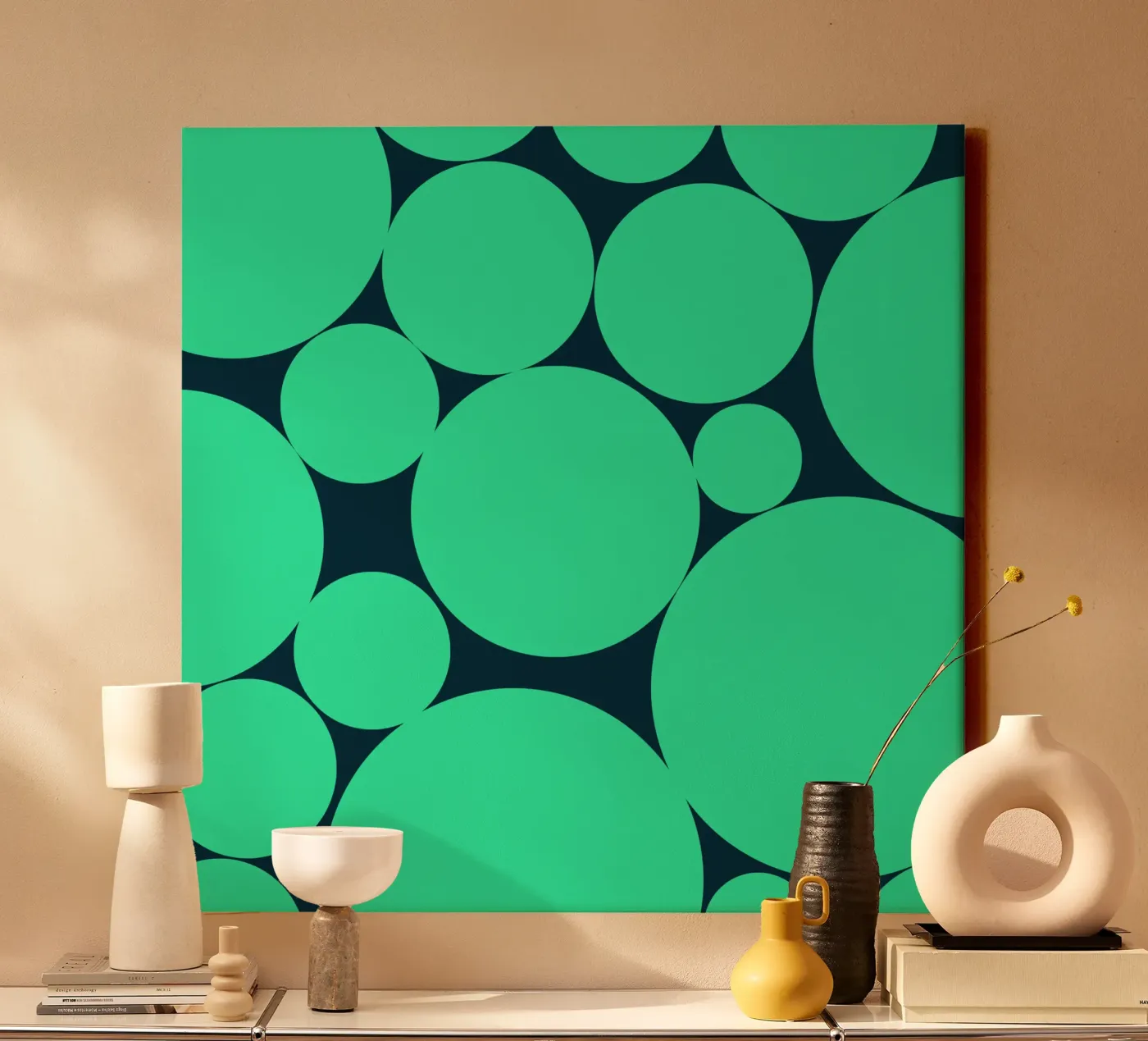 Oberflächenmuster 02 Leinwand von Little Dean