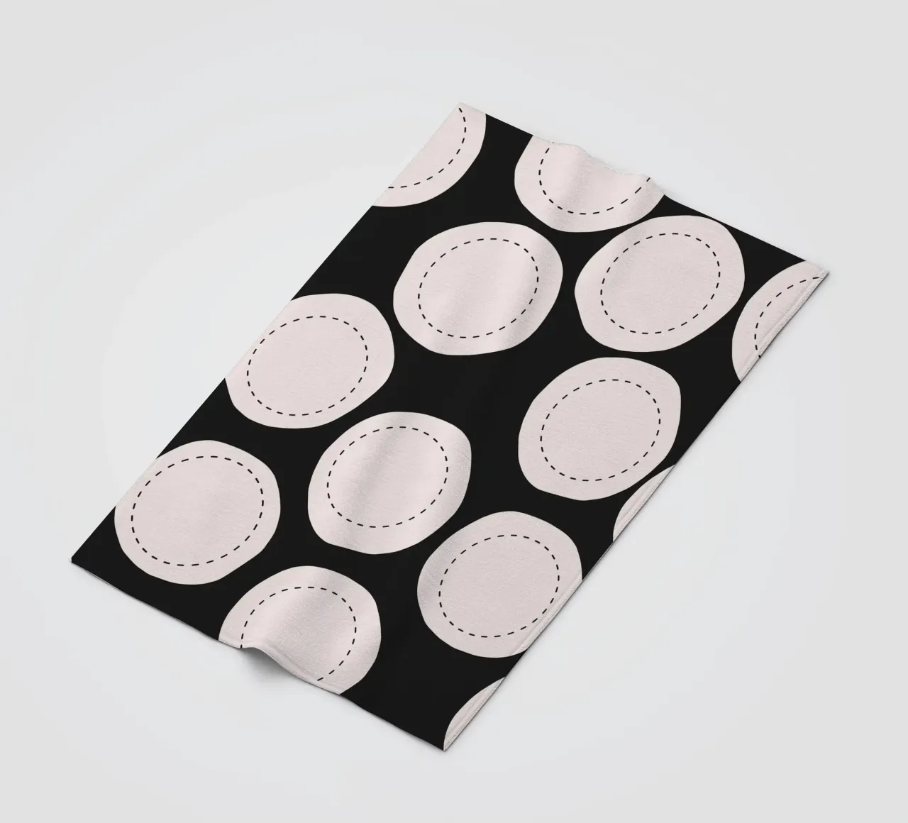 Surface pattern fleece blanket by Little Dean