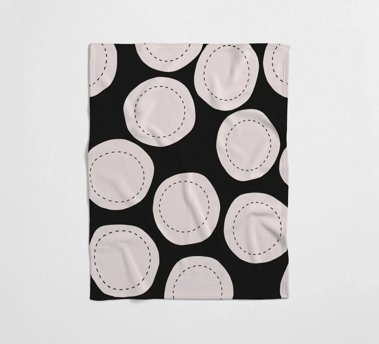 Surface pattern fleece blanket by Little Dean