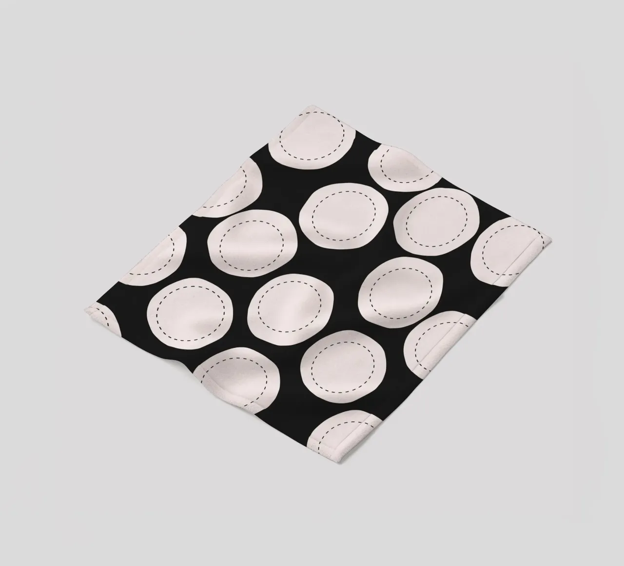 Surface pattern fleece blanket by Little Dean