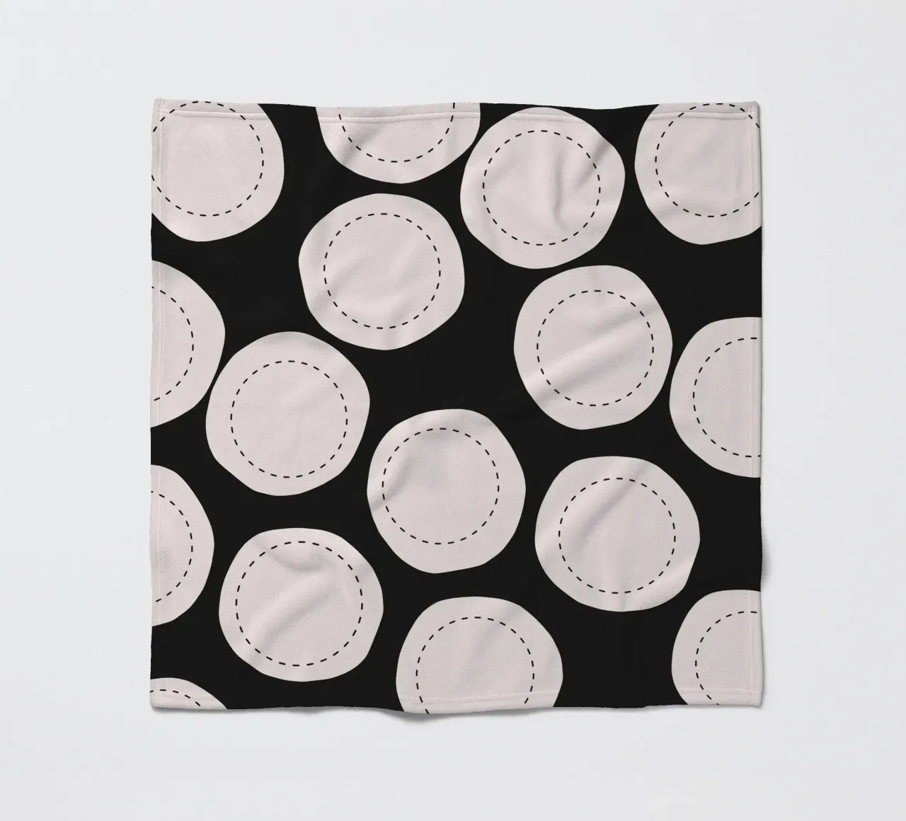 Surface pattern fleece blanket by Little Dean