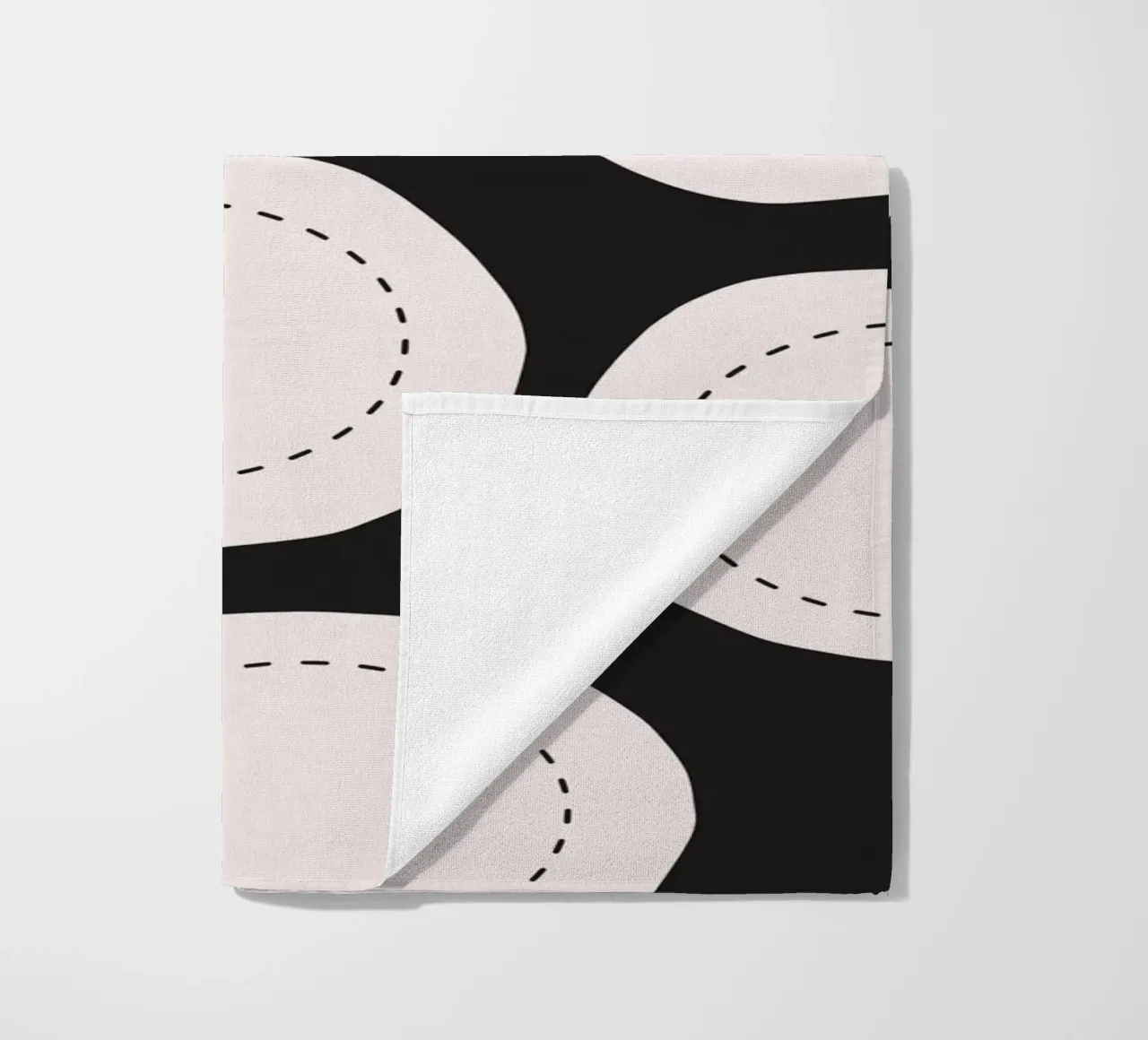 Surface pattern beach towel by Little Dean