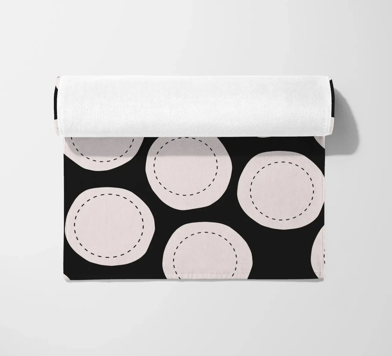 Surface pattern beach towel by Little Dean