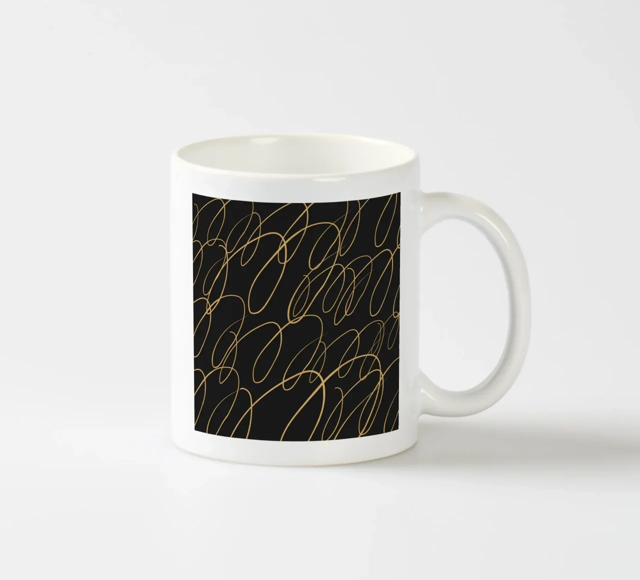 Surface pattern 03 ceramic mug by Little Dean