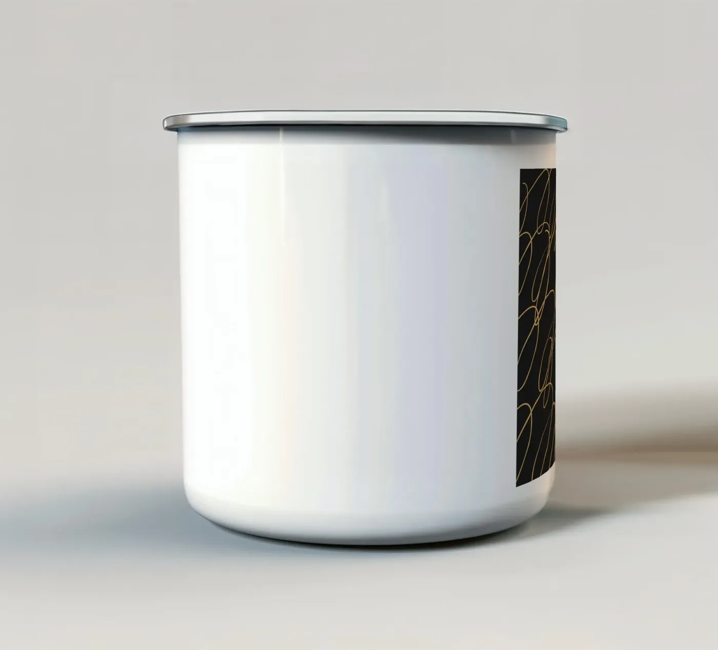 Surface pattern 03 enamel mug by Little Dean