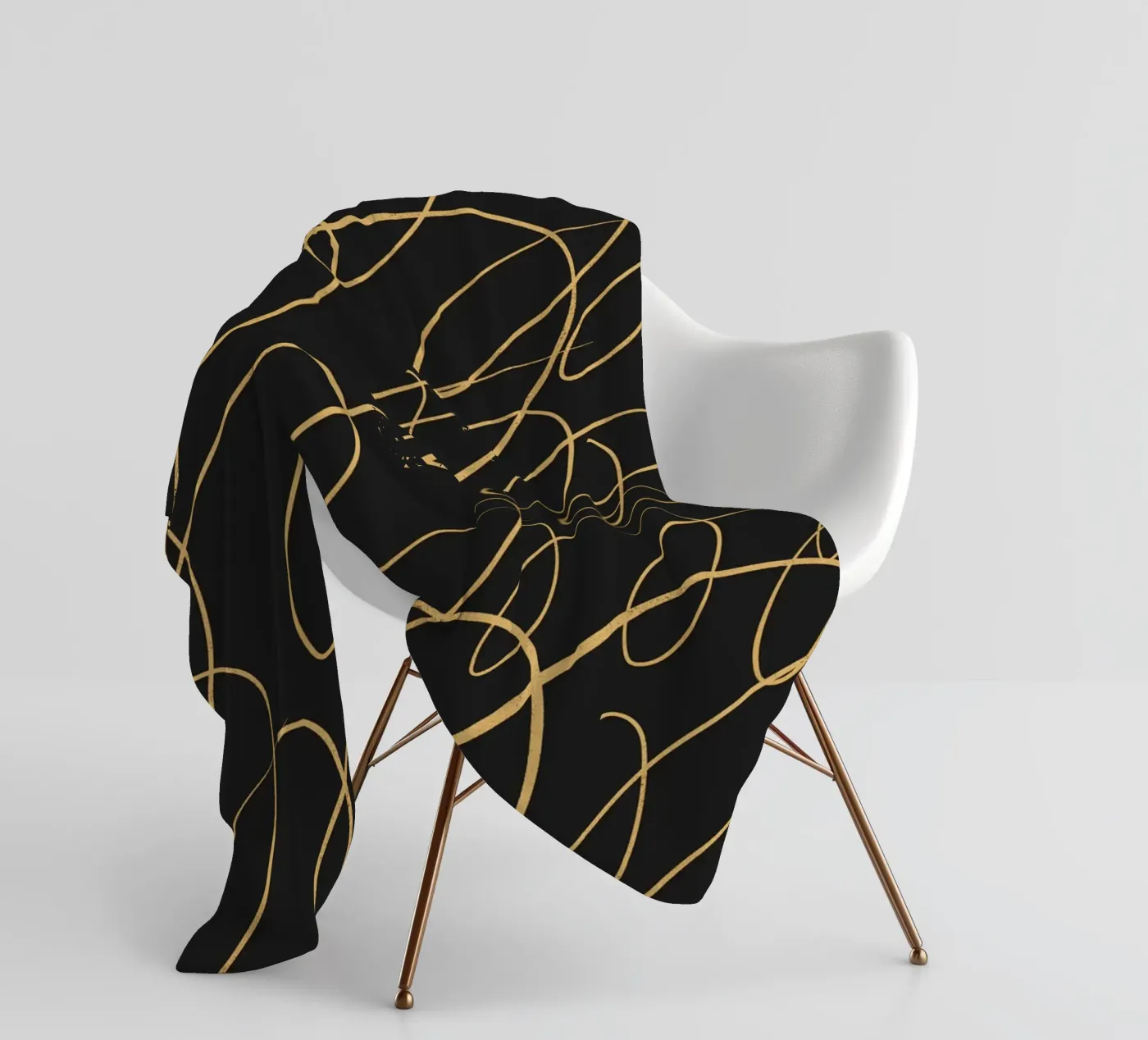 Surface pattern 03 fleece blanket by Little Dean
