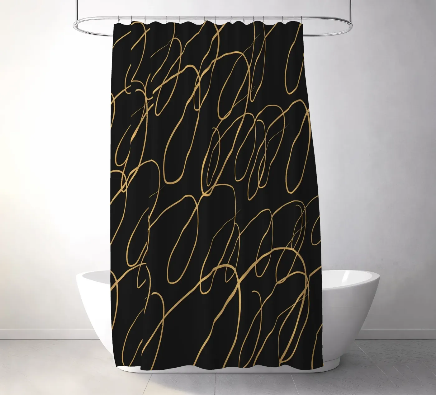 Oppervlaktepatroon 03 douchegordijn van Little Dean