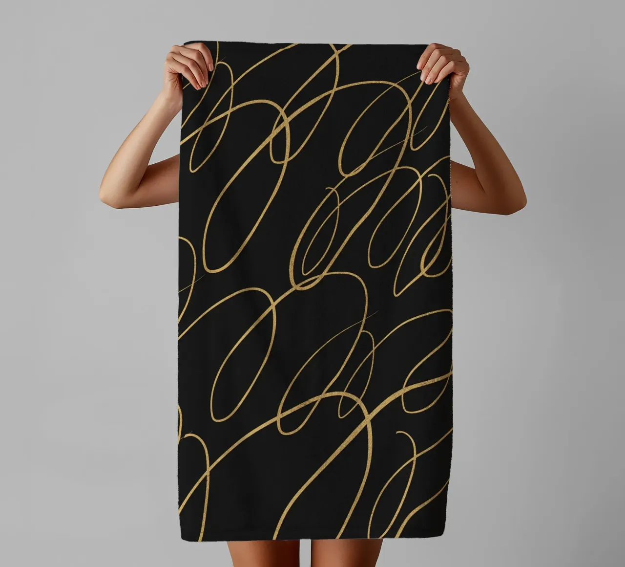 Surface pattern 03 towel by Little Dean