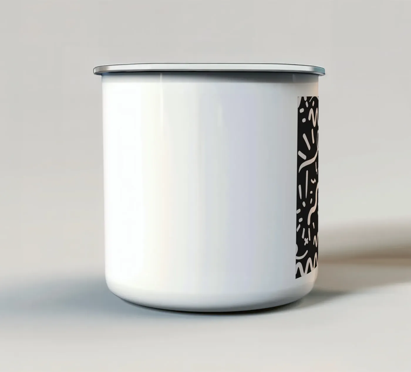 Surface pattern 04 enamel mug by Little Dean