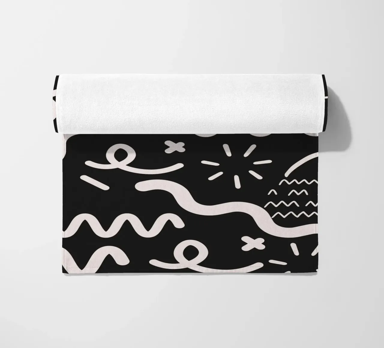 Oppervlaktepatroon 04 strandhanddoek van Little Dean