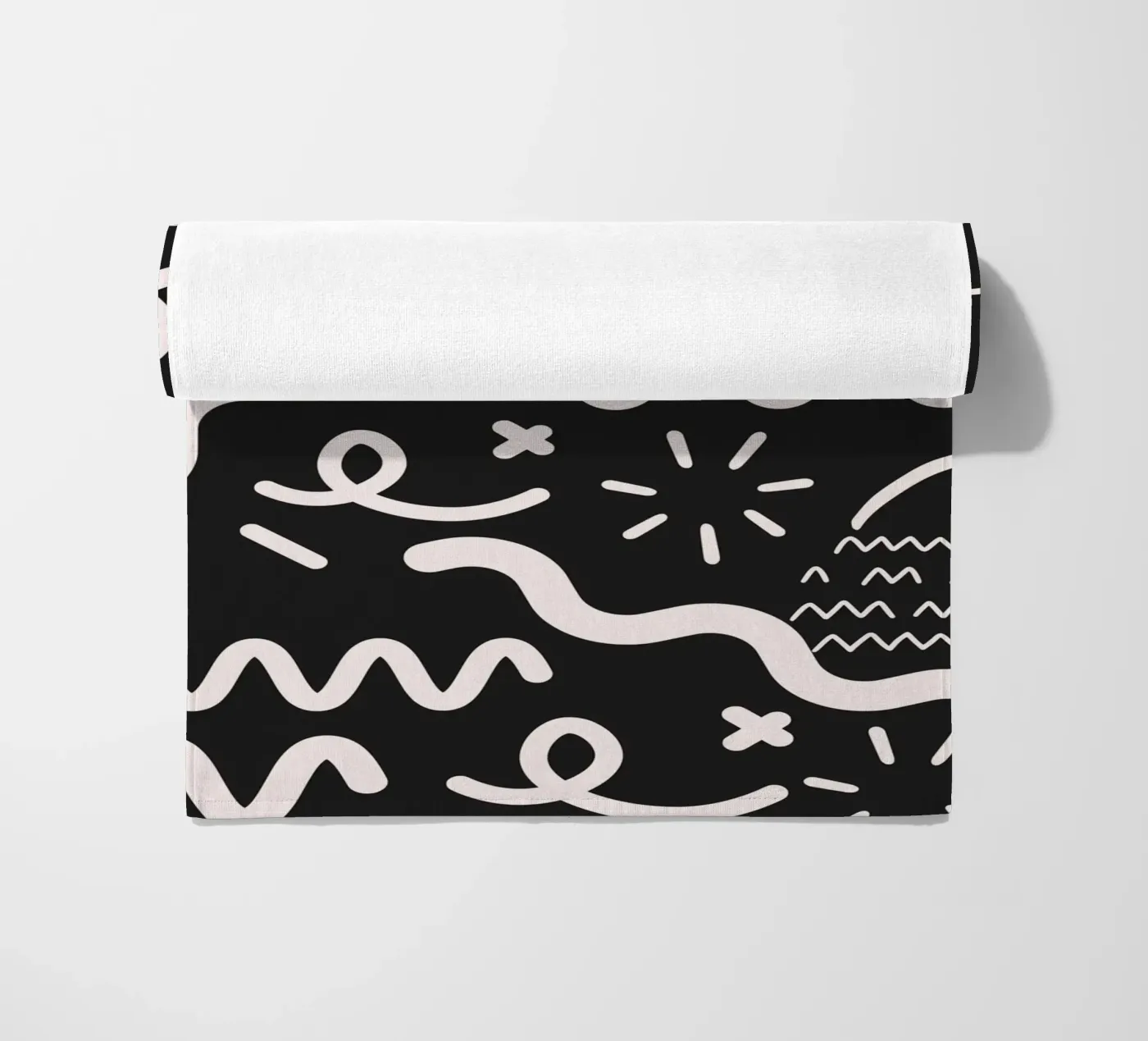 Oppervlaktepatroon 04 strandhanddoek van Little Dean