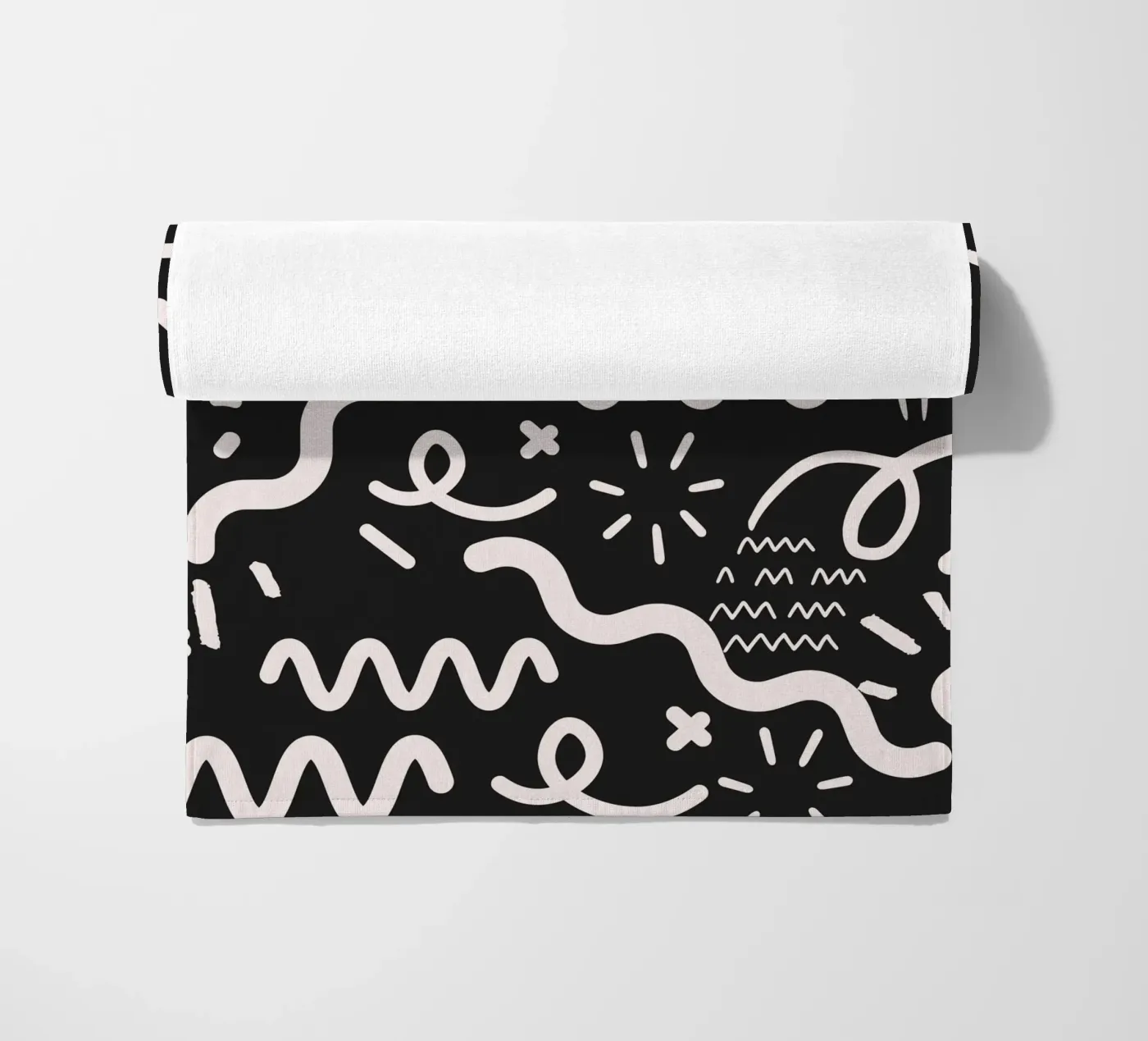 Oppervlaktepatroon 04 strandhanddoek van Little Dean