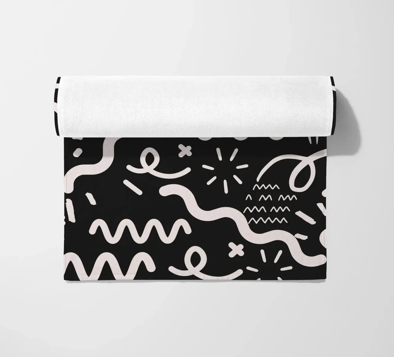 Oppervlaktepatroon 04 strandhanddoek van Little Dean