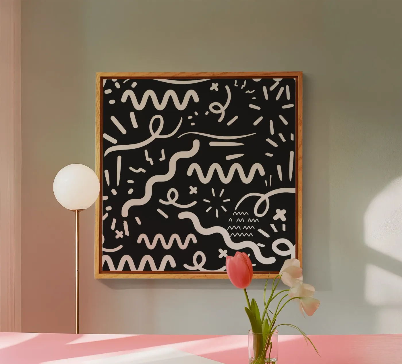 Surface pattern 04 acryl van Little Dean
