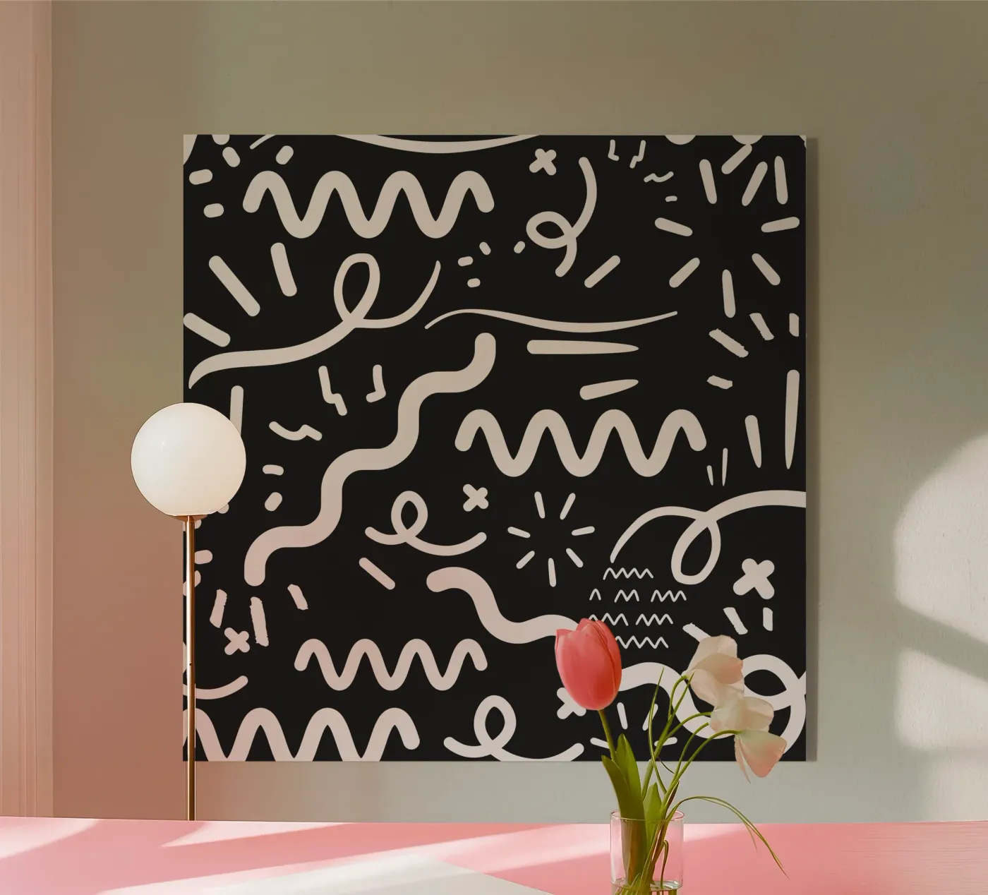 Surface pattern 04 acryl van Little Dean