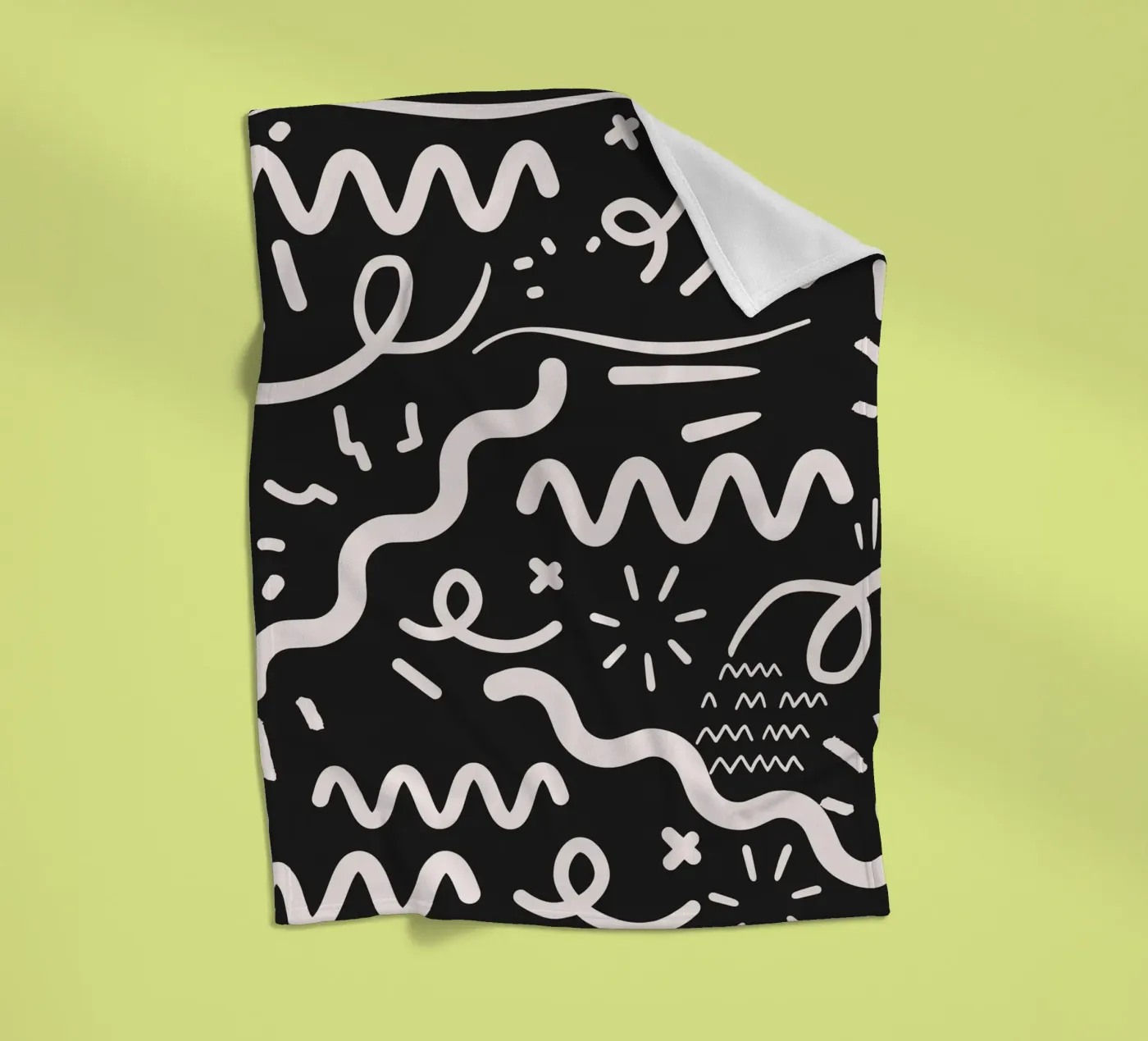 Surface pattern 04 fleece blanket by Little Dean