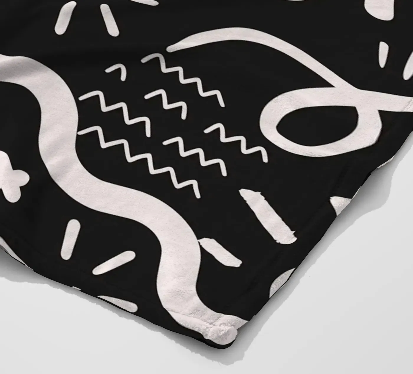 Surface pattern 04 fleece blanket by Little Dean