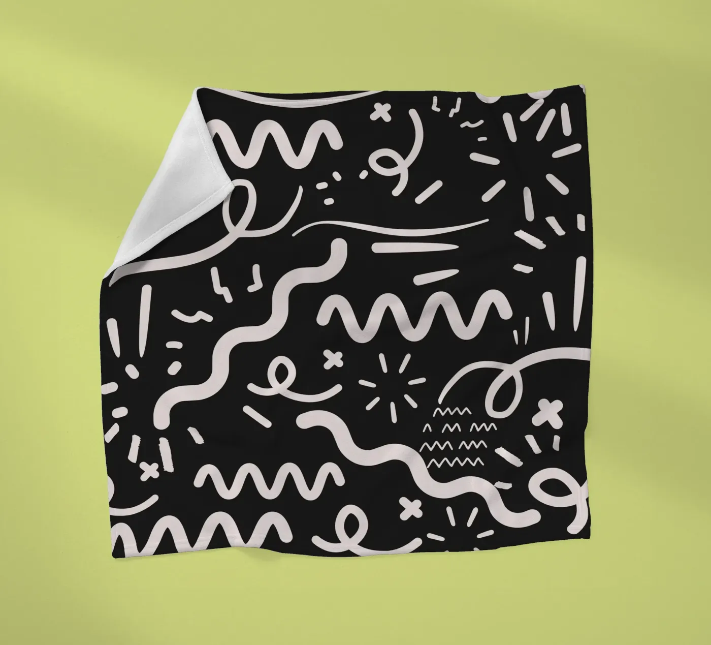 Surface pattern 04 fleece blanket by Little Dean