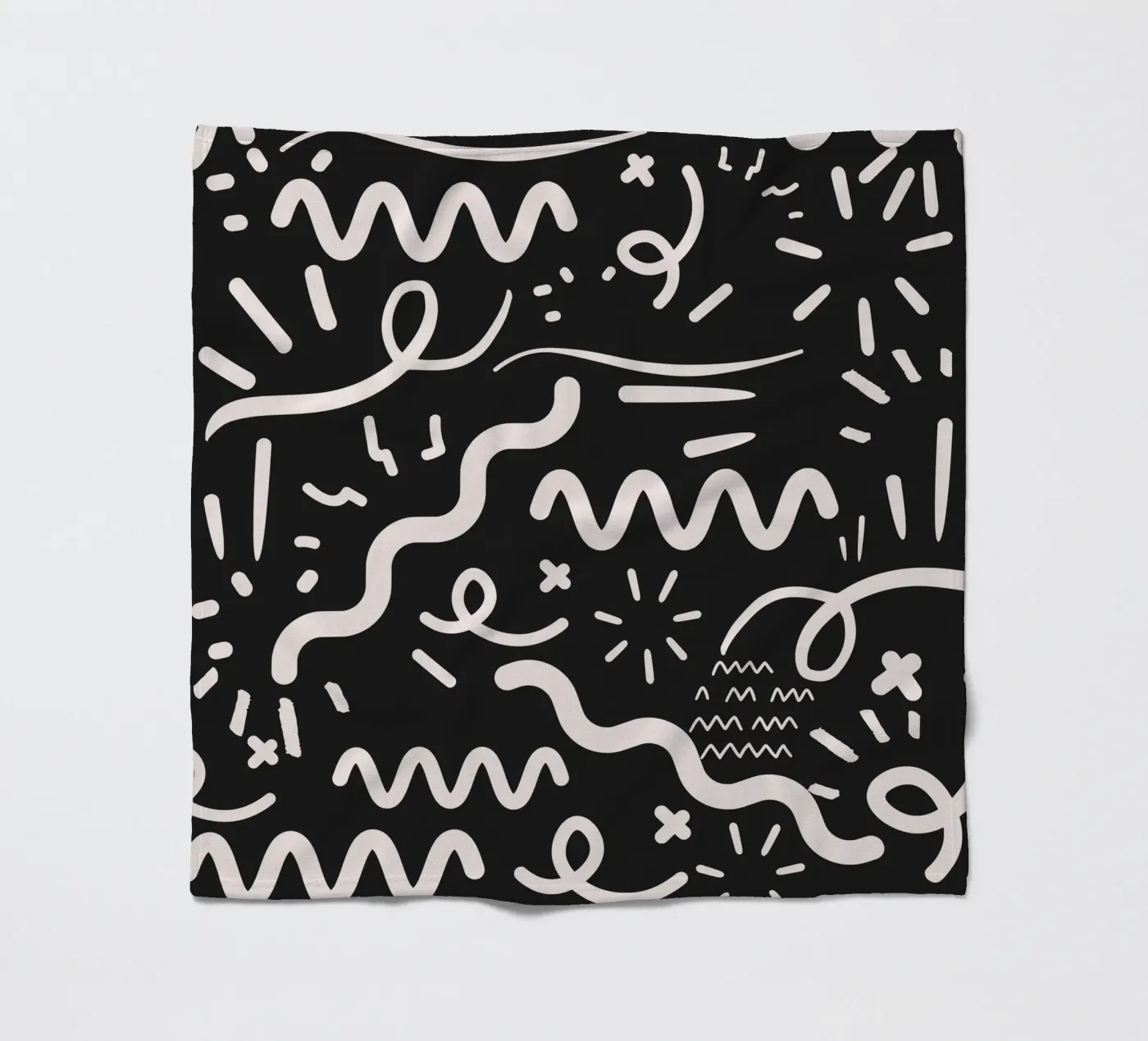 Surface pattern 04 fleece blanket by Little Dean