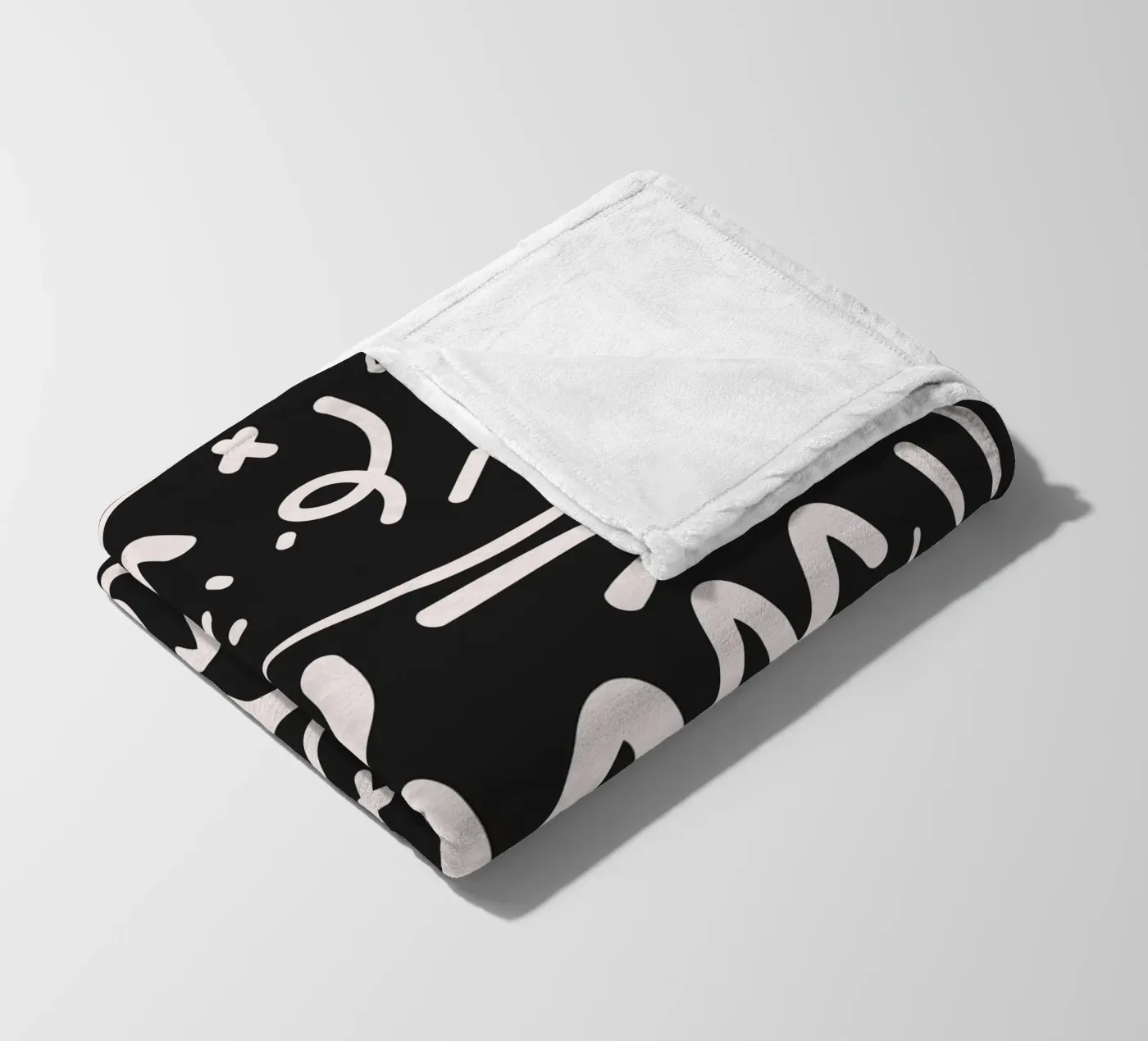 Surface pattern 04 fleece blanket by Little Dean