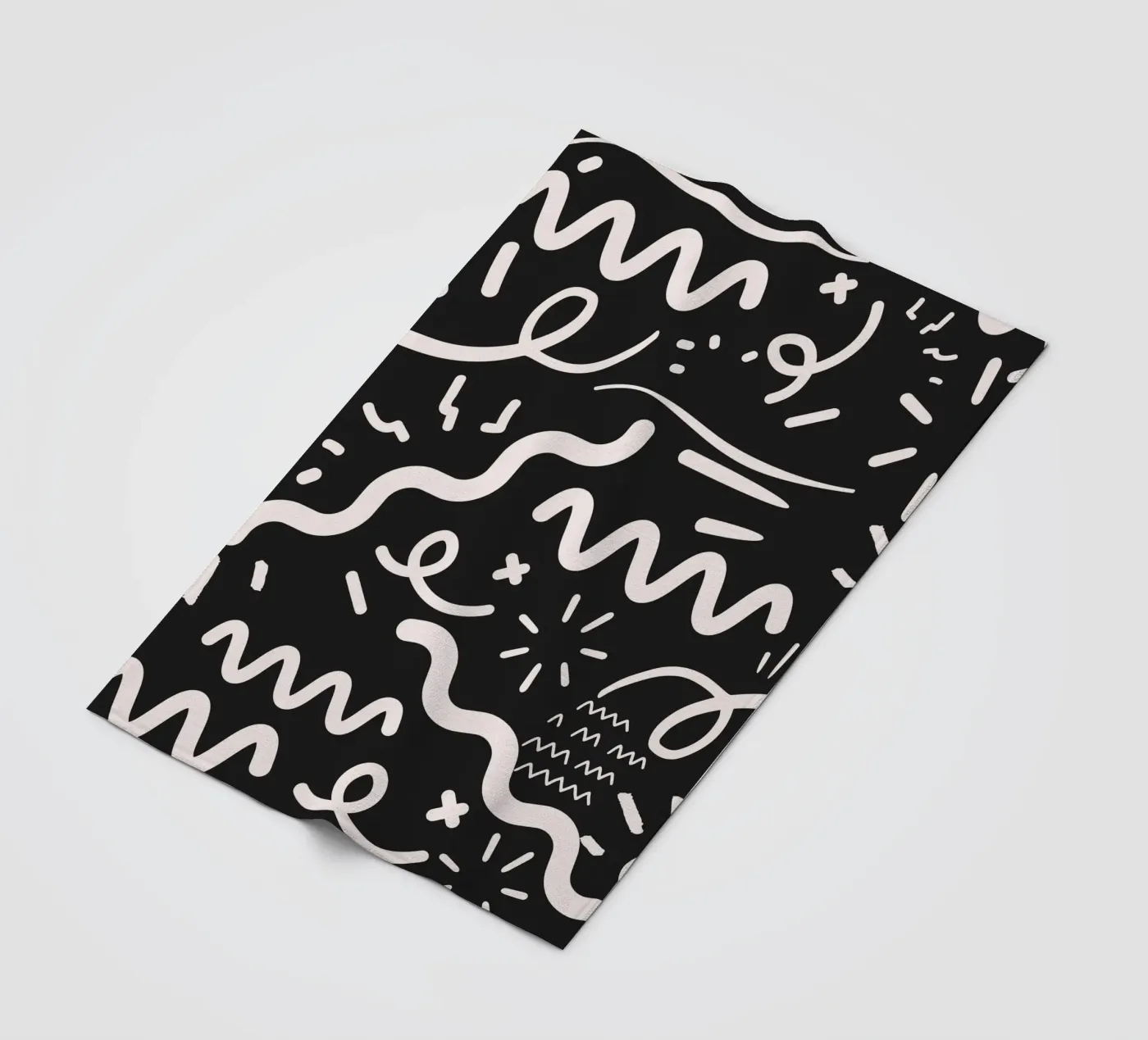 Surface pattern 04 fleece blanket by Little Dean