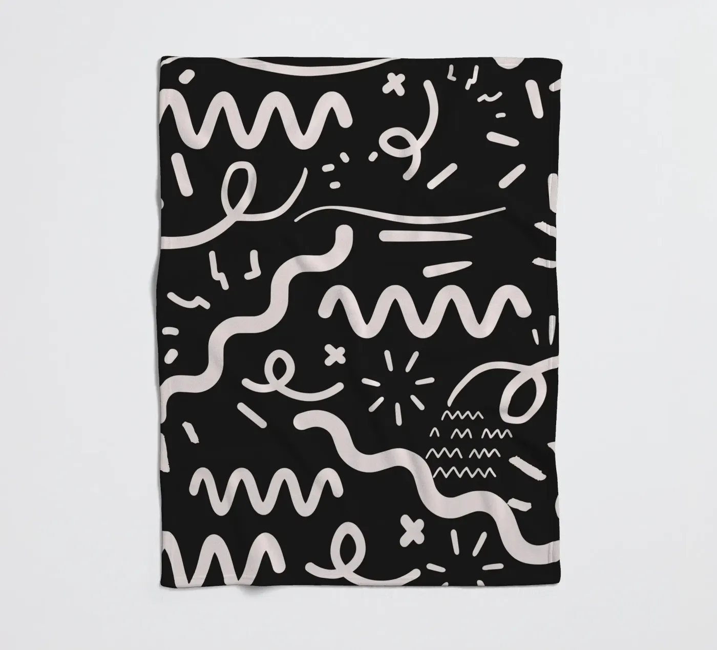 Surface pattern 04 fleece blanket by Little Dean