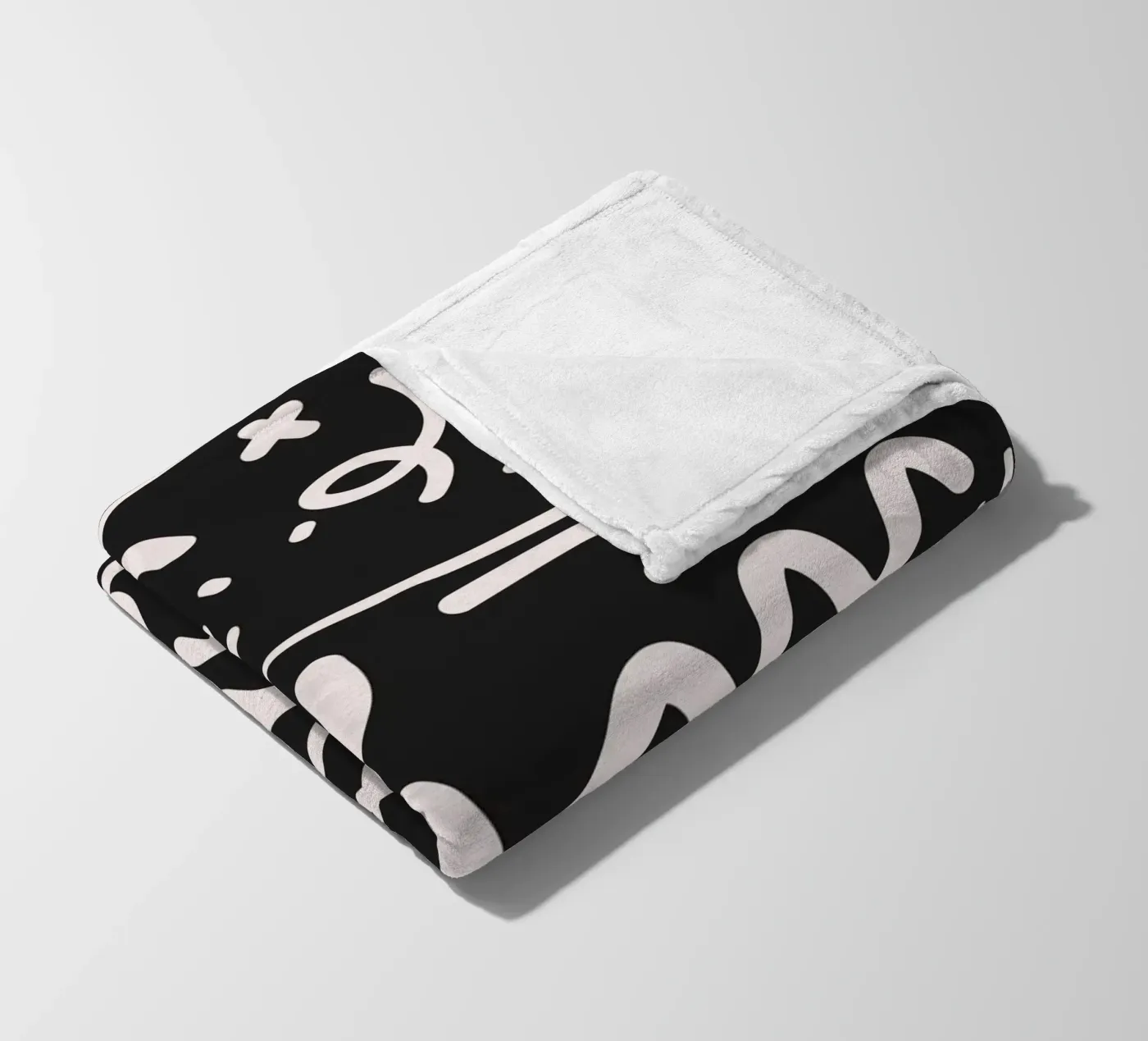 Surface pattern 04 fleece blanket by Little Dean