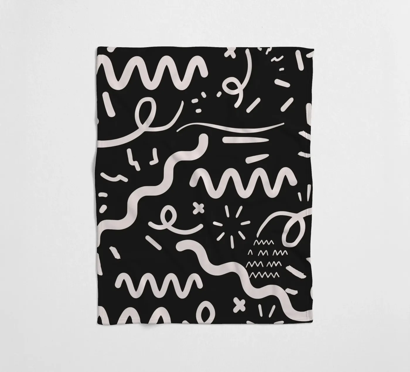 Surface pattern 04 fleece blanket by Little Dean