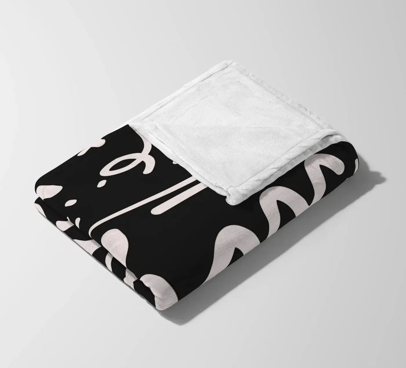 Surface pattern 04 fleece blanket by Little Dean