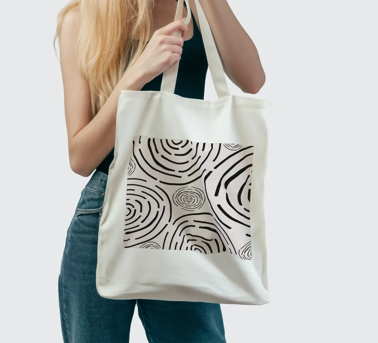 Surface pattern 05 tote bag by Little Dean