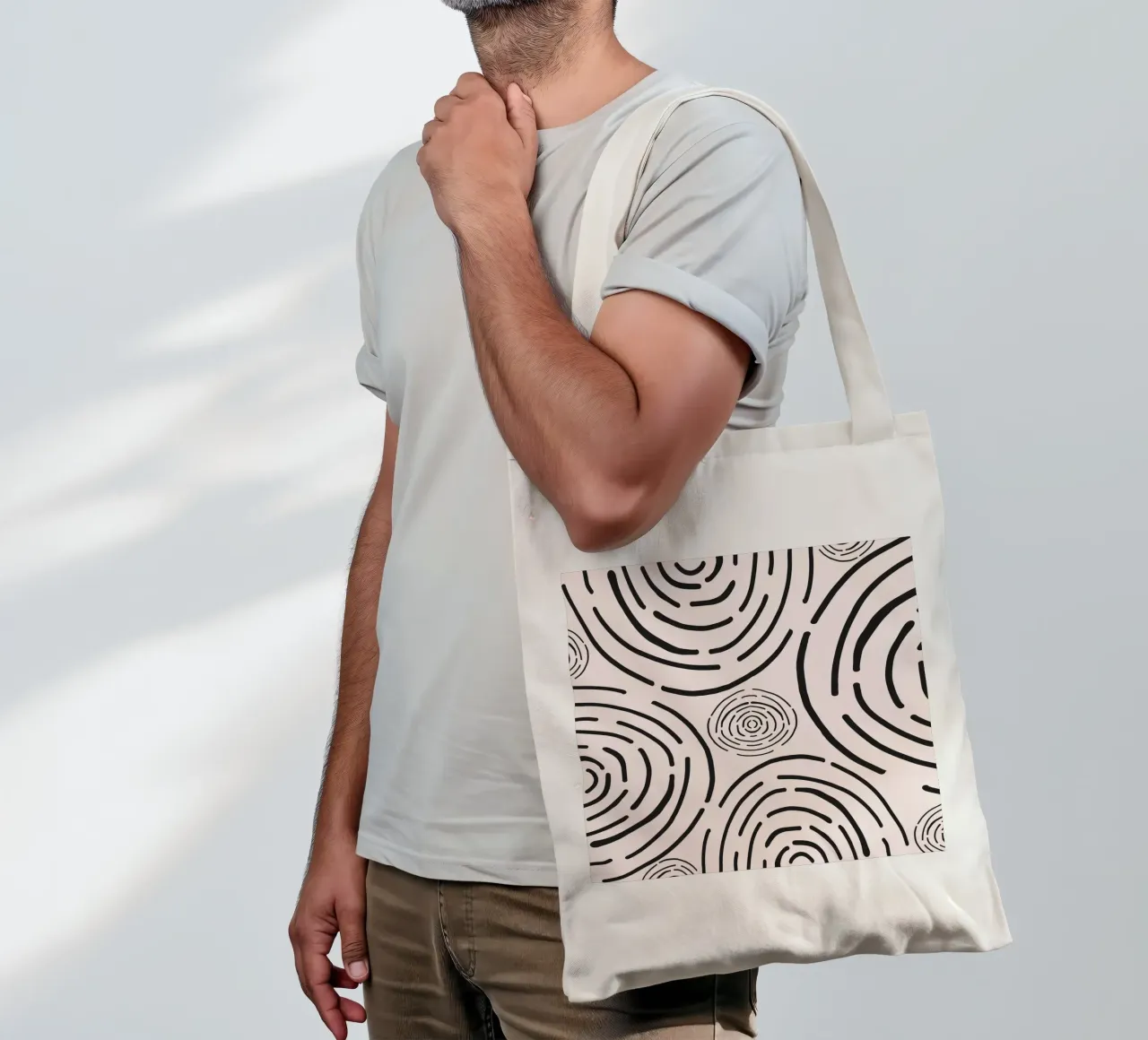 Surface pattern 05 tote bag by Little Dean