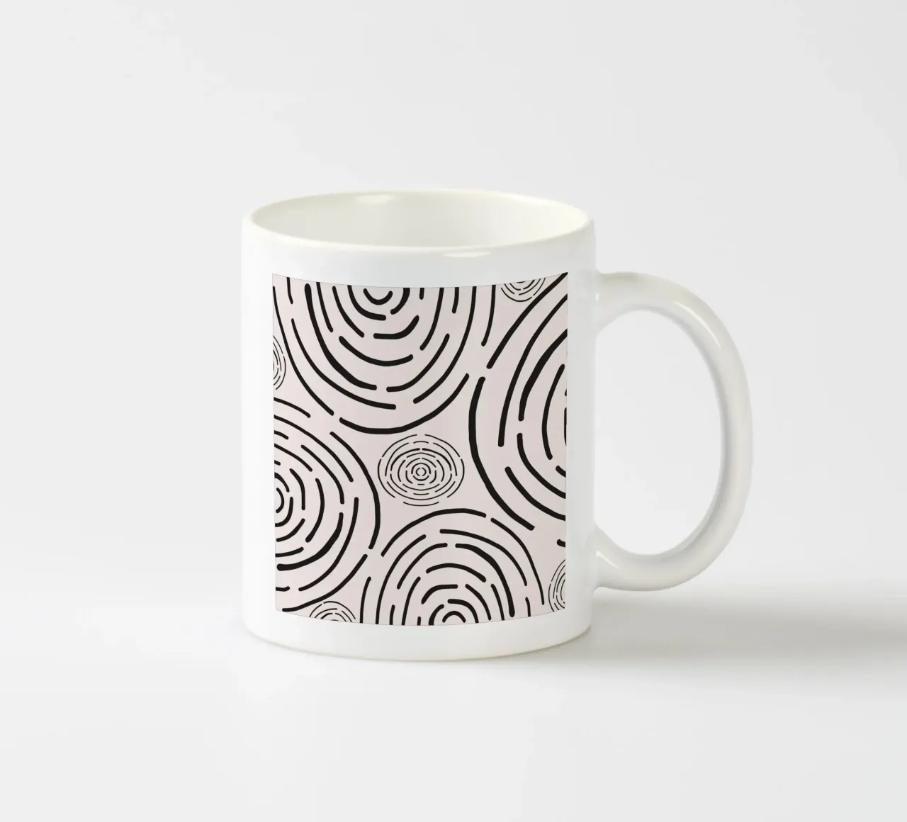 Surface pattern 05 ceramic mug by Little Dean