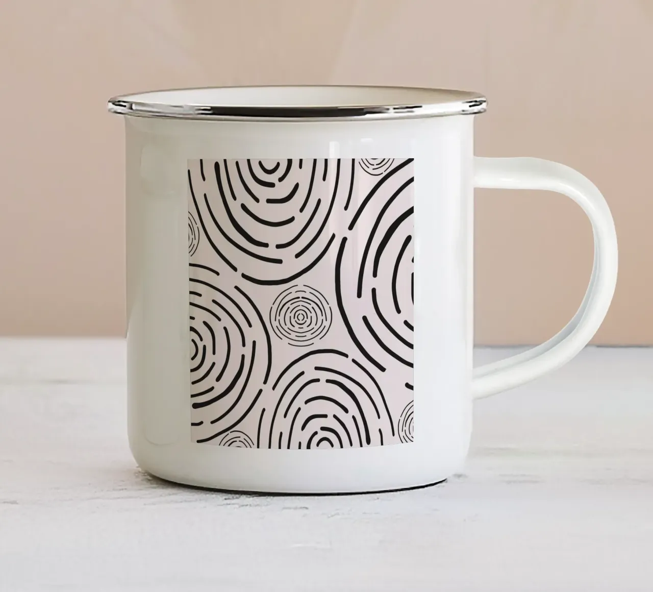 Modello di superficie 05 tazza in smalto da Little Dean