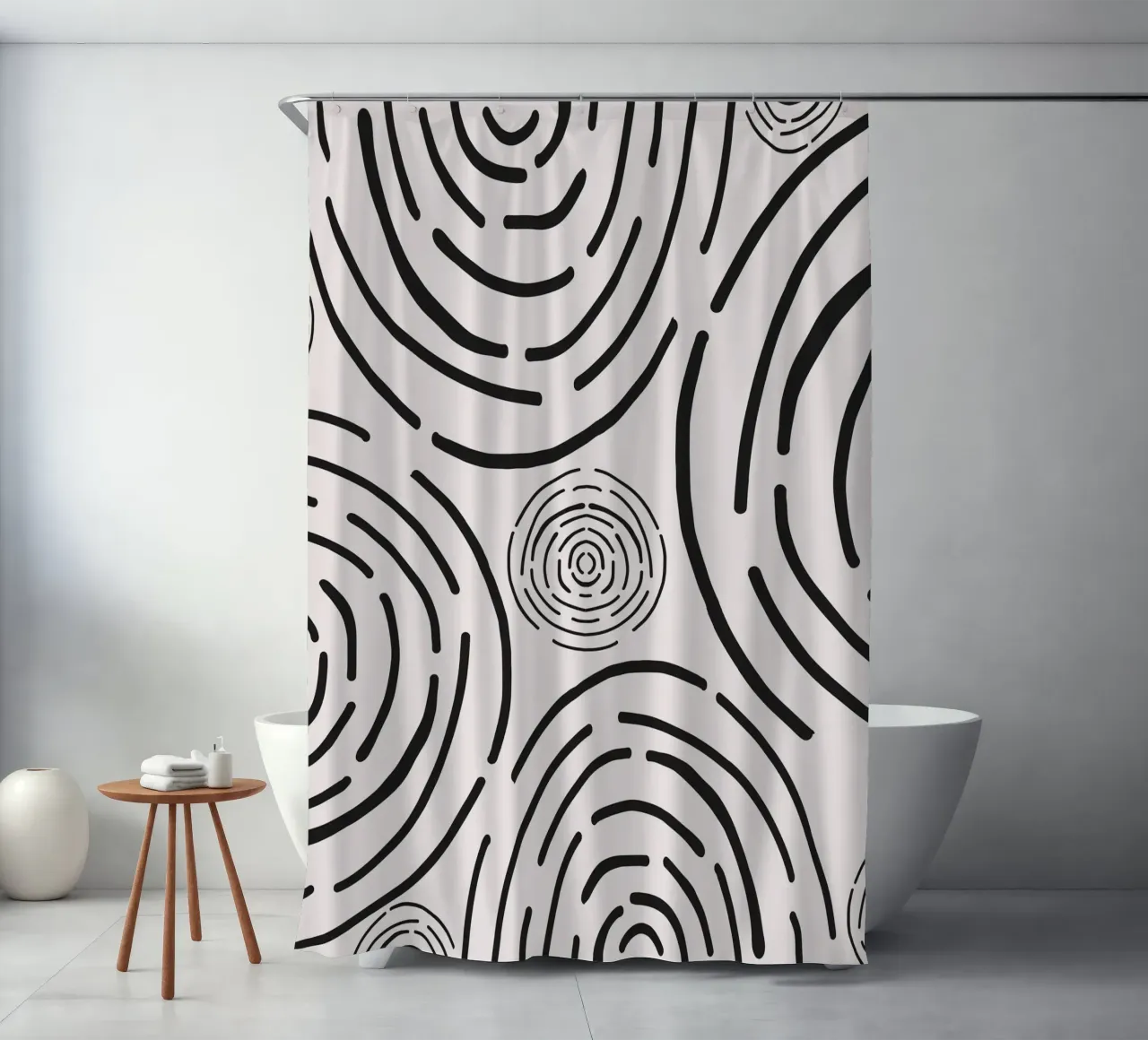 Surface pattern 05 Duschvorhang von Little Dean