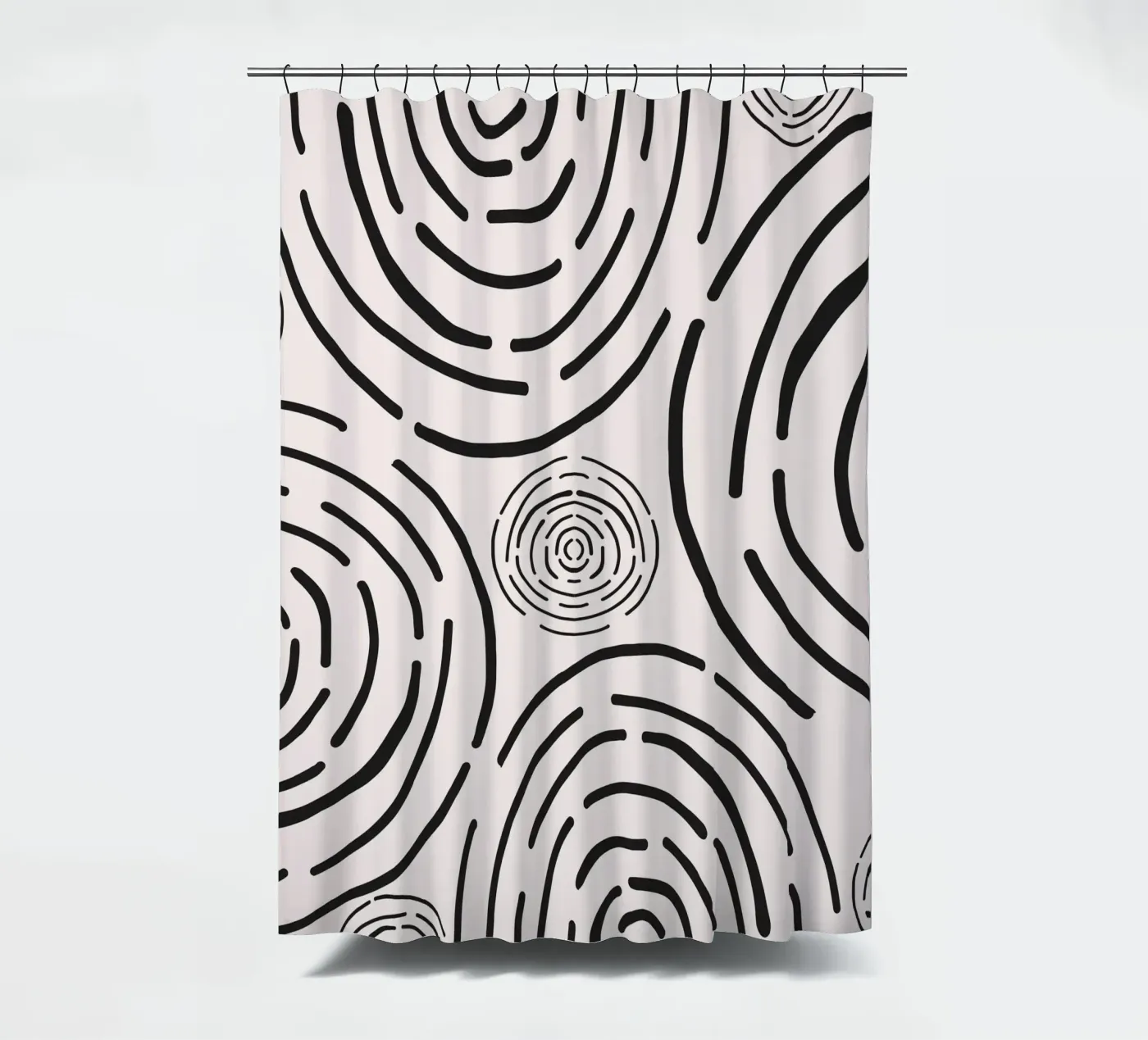 Oppervlaktepatroon 05 douchegordijn van Little Dean