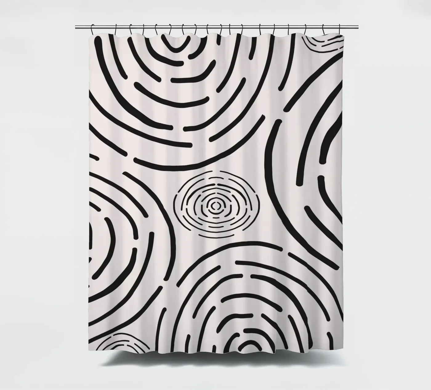 Oppervlaktepatroon 05 douchegordijn van Little Dean