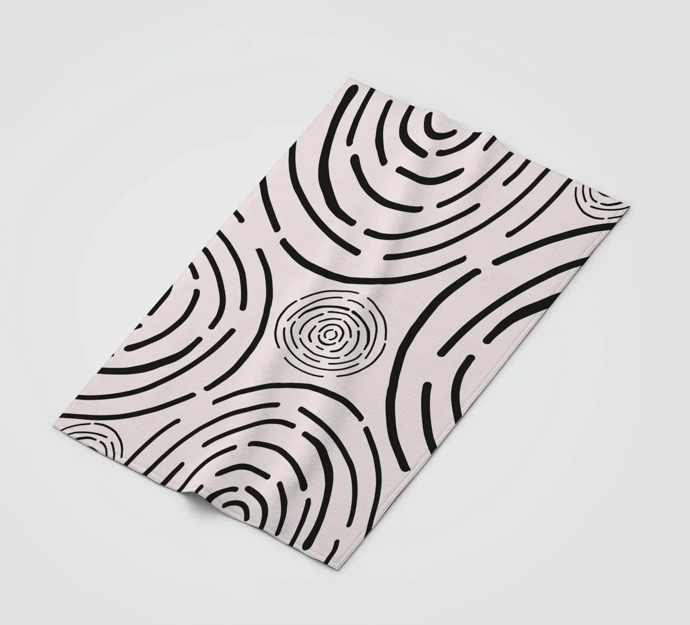 Oppervlaktepatroon 05 fleecedeken van Little Dean