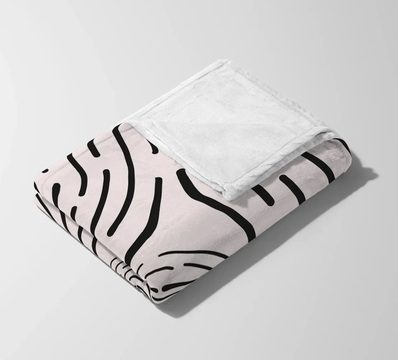 Surface pattern 05 fleece blanket by Little Dean