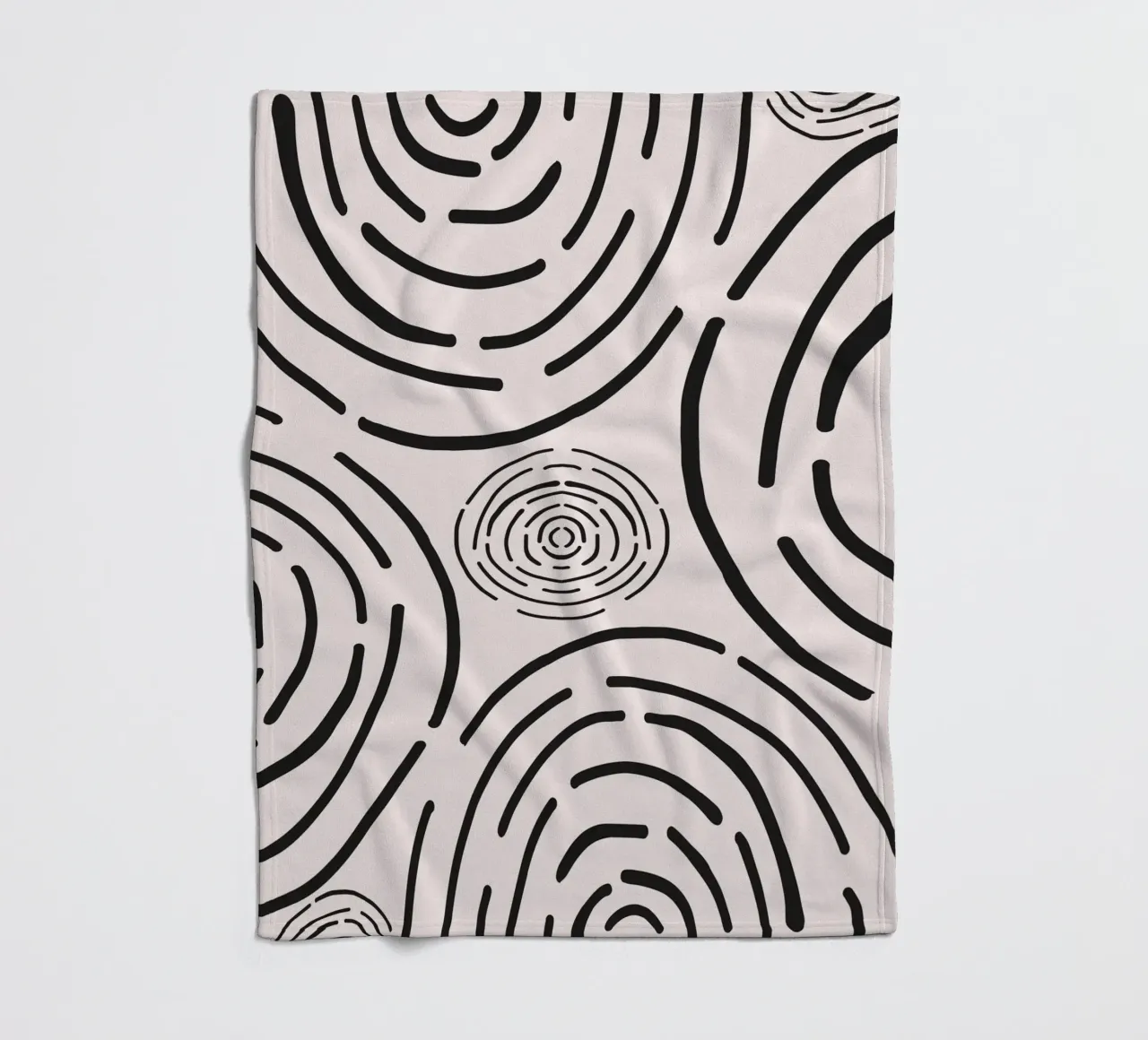 Surface pattern 05 fleece blanket by Little Dean