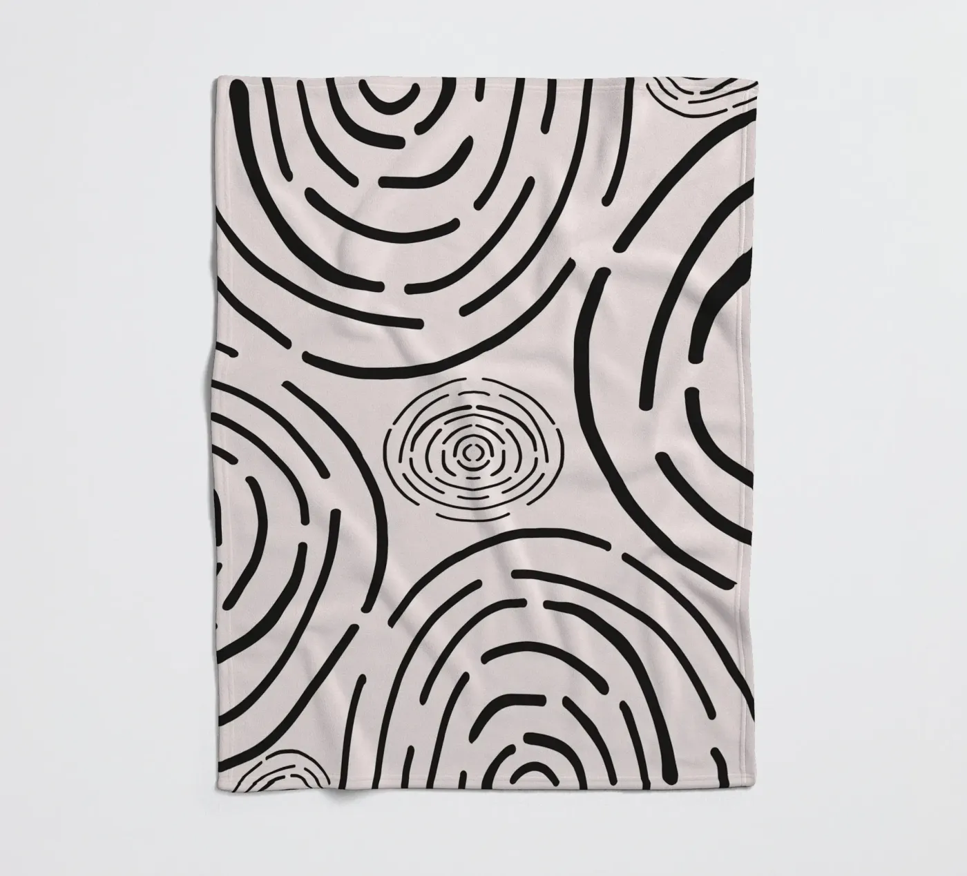 Oppervlaktepatroon 05 fleecedeken van Little Dean